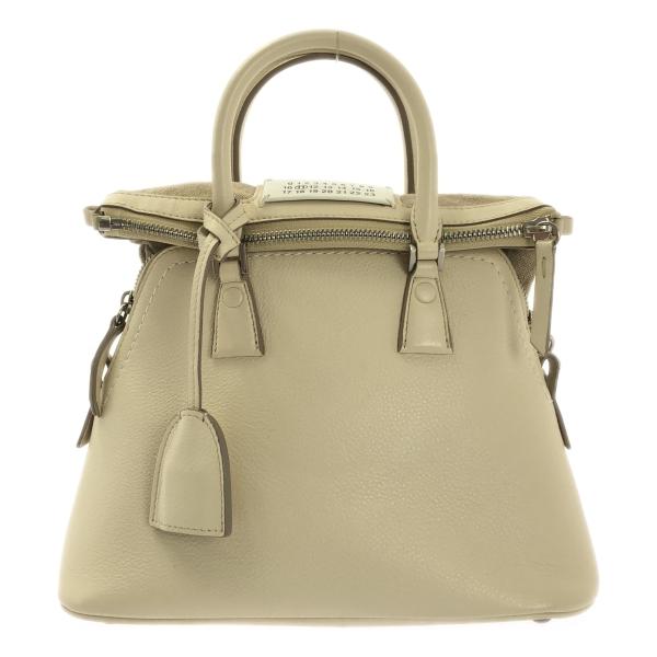 美品 19AW◎メゾンマルジェラ 5AC 2way ショルダーバッグ レザー Maison Margiela（メゾンマルジェラ） 5AC 2WAY レザー ショルダー