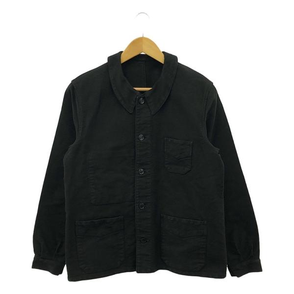 EURO VINTAGE / ユーロヴィンテージ | 推定20-30s ヴィンテージ mon cadet フレンチワーク モールスキン ジャケット | ブラック | メンズ EURO VINTAGE / ユーロヴィンテージ | 推定20-30s ヴィンテージ mon