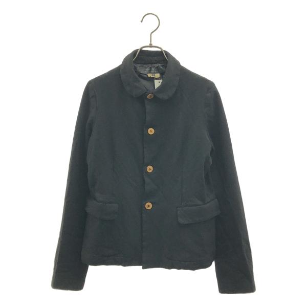 COMME des GARCONS / コムコム ポリエステル 丸襟 シングルジャケット