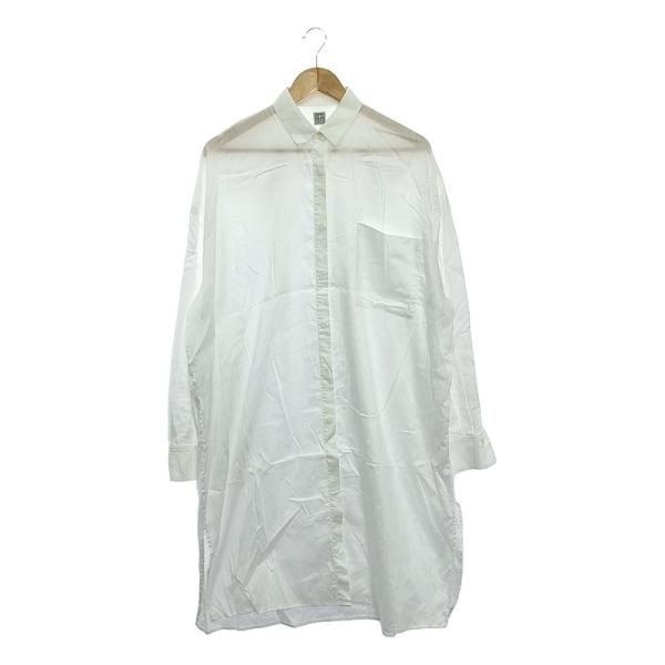TOTEME / トーテム | LONG SHIRTS DRESS シャツ ワンピース S ホワイト 