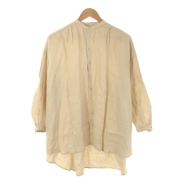 suzuki takayuki / スズキタカユキ | band‐sleeve blouse リネン  