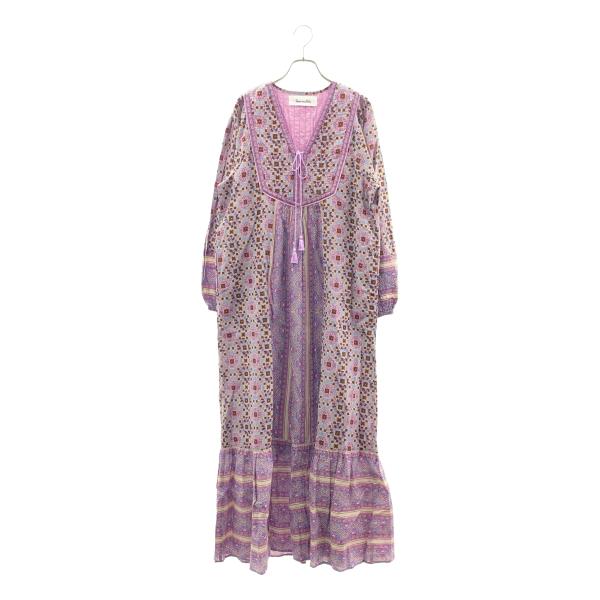 新品同様✨サラマリカ　カリーナ　スクエアプリント タッセル ドレス　ワンピース sara mallika / サラマリカ Kareena Square Print Tassel Dress