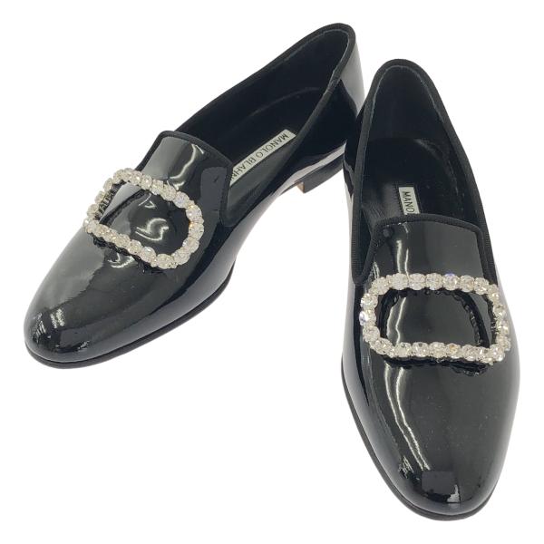 MANOLO BLAHNIK（マノロブラニク） PILA / パテントレザー ビジュー