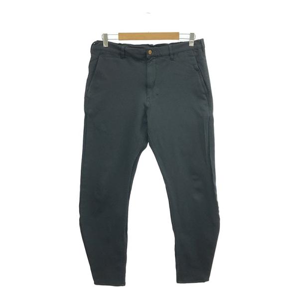 COMME des GARCONS HOMME PLUS / コムデギャルソンオムプリュス | 2004SS | ポリエステル 縮絨 スラックス パンツ | M | ブラック | メンズ COMME des GARCONS HOMME PLUS / コムデギャルソンオムプリュス