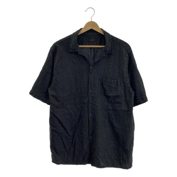 COMOLI ウールシルク 半袖オープンカラーシャツ COMOLI ウールシルク 半袖 オープン カラーシャツ , Navy – Navyblue