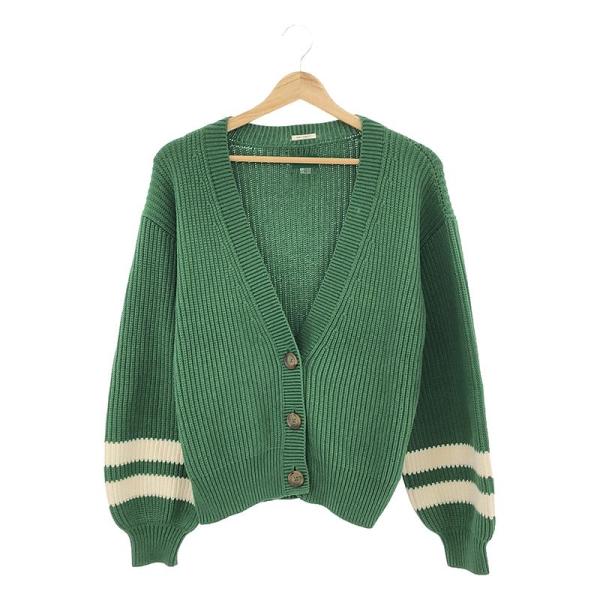 【美品】  L'Appartement / アパルトモン | 2022SS | 【MOTHER/マザー】KNIT カーディガン | S | グリーン | レディース 美品】 L'Appartement / アパルトモン | 2022SS 【MOTHER/マザー】KNIT