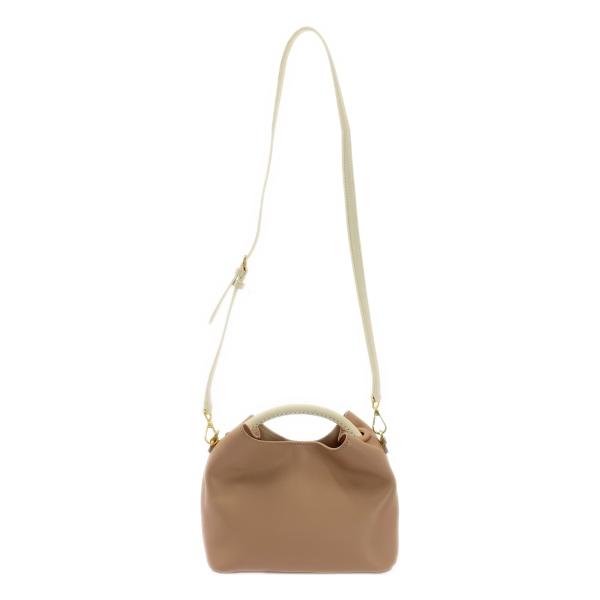 【美品】  elleme / エレメ | Baozi バオジー 2Way ハンド ショルダーバッグ | ベージュ | レディース Baozi Leather Cognac - Leather Handbags for Women - Elleme