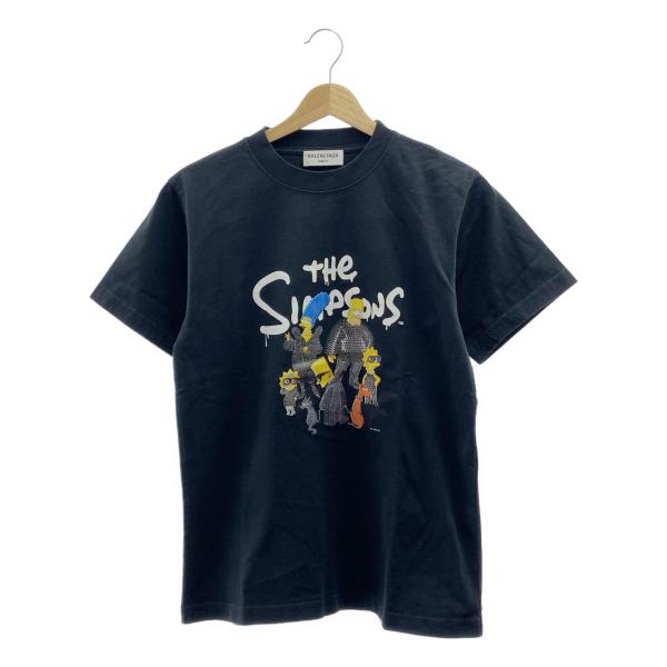 【即日発送】BALENCIAGA The Simpsons Tシャツ Balenciaga x The Simpsons 2021 Short Sleeve T-Shirt Black