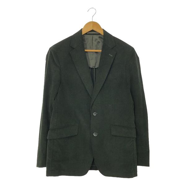HACKETT LONDON / ハケット ロンドン | STRCH DIAGONAL CORD / 2B シングルブレスト テーラード ジャケット | 38 | olive | メンズ HACKETT LONDON / ハケット ロンドン | STRCH DIAGONAL CORD 2B