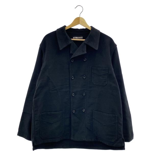 AUBERGE 23ss MOLE47 BLACK オーベルジュ　モールスキン AUBERGE / オーベルジュ MC BATEAU モールスキン ダブル ジャケット