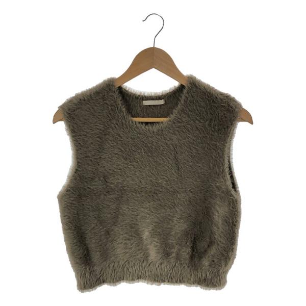 Plage - 【美品】  Plage / プラージュ | 2024AW | SHAGGY CROPPED プルオーバー ニット | F | ブラウン | レディース plage 【美品】 Plage / プラージュ | 2024AW SHAGGY CROPPED