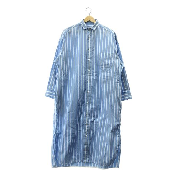 TICCA（ティッカ） コットン ストライプ シャツ ワンピース : KLD