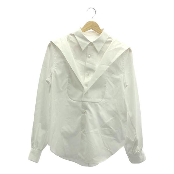 【美品】  noir kei ninomiya / ノワールケイニノミヤ | 2025SS | コットン フーディシャツ | S | ホワイト | レディース 美品】 noir kei ninomiya / ノワールケイニノミヤ | 2025SS コットン