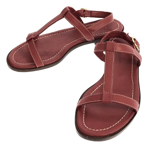 Loro Piana（ロロピアーナ） | レザー ストラップ フラットサンダル