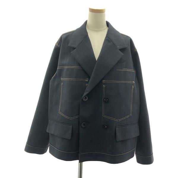 sacai（サカイ） 【美品】 | 2024SS | Chalk Stripe Bonding Jacket