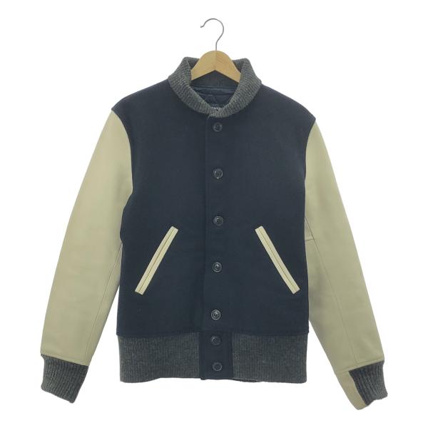 美品 コムデギャルソンオム レザースリーブ 切替 スタジャン レザージャケット COMME des GARCONS HOMME / コムデギャルソンオム Johnson