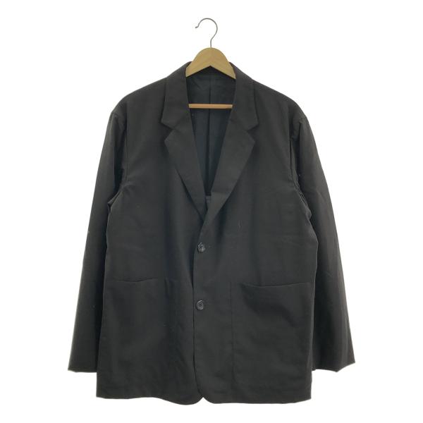 【中古】マーガレットハウエル MARGARET HOWELL FOX BROTHERS生地 テーラードジャケット シングル ウール S 黒 MARGARET HOWELL（マーガレットハウエル） × FOX BROTHERS BROTHERS