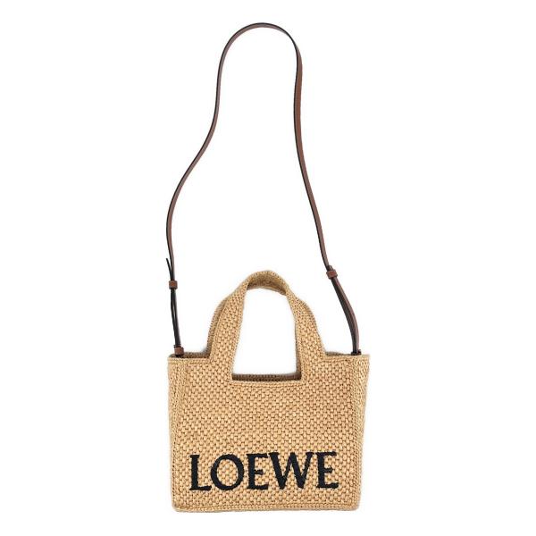 LOEWE（ロエベ） 2way フォントトート ラフィア かごバッグ : KLD