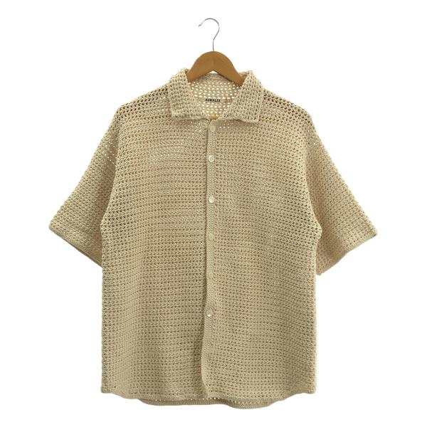 AURALEE ハンドクロシェット ニットシャツ 3 AURALEE ハンドクロシェット ニットシャツ 3