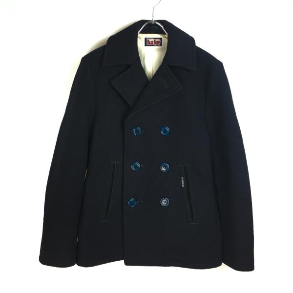 美品 BLUE BLUE ブルーブルーポップコーンロングダッフルコート 2日本製 美品 BLUE BLUE ブルーブルーポップコーンロングダッフルコート