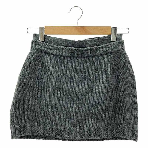 AURALEE（オーラリー） | 2024AW | WOOL SOFT CORD KNIT MINI SKIRT