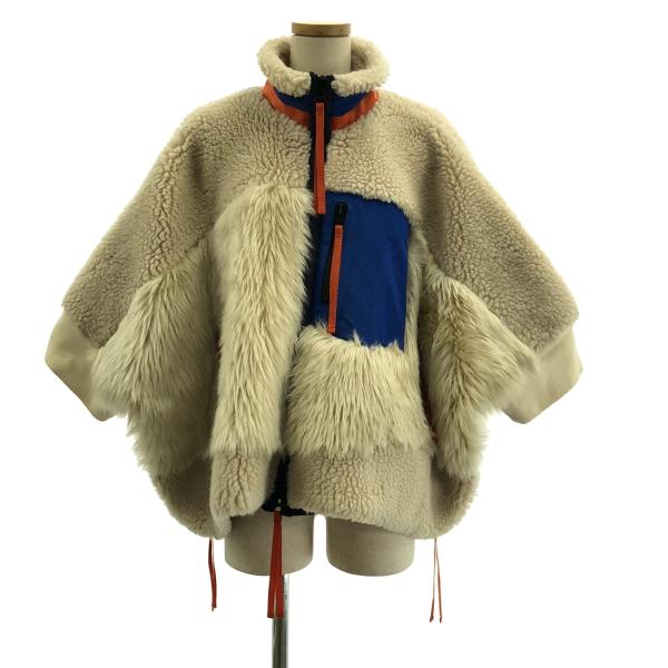sacaiサカイ　ファー &ボアショートコート sacai（サカイ） Faux Shearling × Faux Fur Blouson / ファー