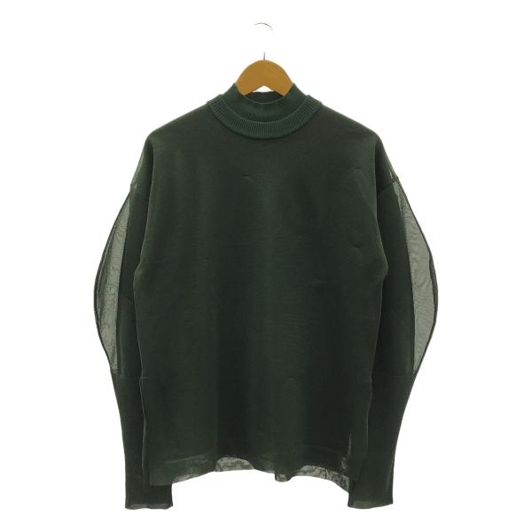 【未使用品】UN3D.アンスリード　レイヤードニット　グリーン UN3D / アンスリード | SEE THROUGH LAYERED KNIT ニット 38 グリーン
