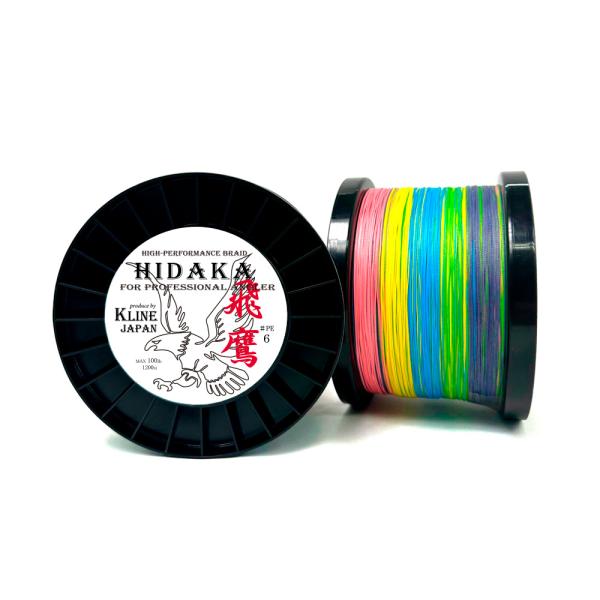 K LINE 飛鷹 / HIDAKA 6号 1200m巻き HIDAKA PEライン キャスティング