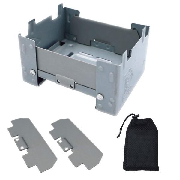 ポケットストーブ＆専用風防2枚セット＆高品質のメッシュ収納袋付きとなっております。 ポケットストーブの形状をしっかり計算し、職人により製作された完全オリジナル商品です。 しっかりフィットすることで逆さにしても落ちることはありません。 キャン...