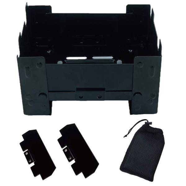 ポケットストーブ 黒+風防＆収納ポーチセットとなっております。 電着塗装という塗装方法で、水溶性塗料を入れたタンクの中に被塗物を浸し、これを陽極、または陰極として直流電気を流し、塗膜を密着、形成させる塗装方法です。 風防の材質はSECCのボ...