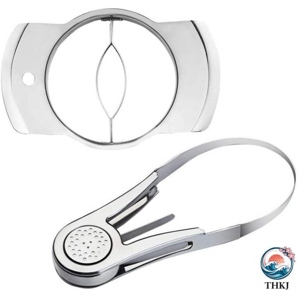 商品の説明  仕様：名：マンゴースライサー+マンゴーピーリングアーティファクト材質：304ステンレス鋼サイズ：写真のようにアプリケーション：パルプを掘り、ピットを取り除き、パルプをカットします包装内容明細書：1個のマンゴースライサー+1個の...