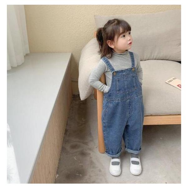 オーバーオール サロペット 女の子 キッズ 子供服 デニム 140cm 男の子 つなぎ  デニムパンツ 110 90 100 オールインワン 120 ジーパン 春 130 か
