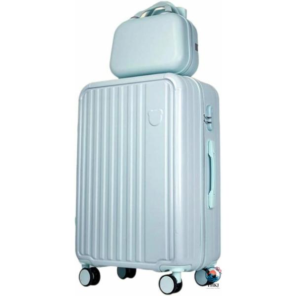 説明   多機能 フロントオープン スーツケース  ボディの表面は傷が目立ちにくいマットエンボス加工、中央は衝撃に非常に強い高品質ABS樹脂を使用、  キャスター ストッパー付き: 電車内など揺れる場所でも自立し、乗降や座席の離着席時にスム...