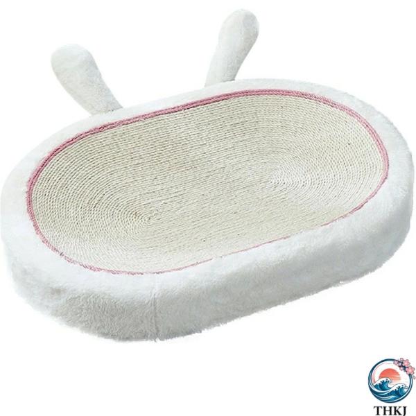 猫の足を健康で幸せに保ちましょう。高品質のボール紙素材で、猫の爪切りとストレス解消に効果的に役立ちます。 猫の姿勢をサポートし、怪我を防ぐデザインを備えた楕円形の段ボール製爪とぎパッドの利点をお楽しみください。快適な表面は猫の体型にぴったり...