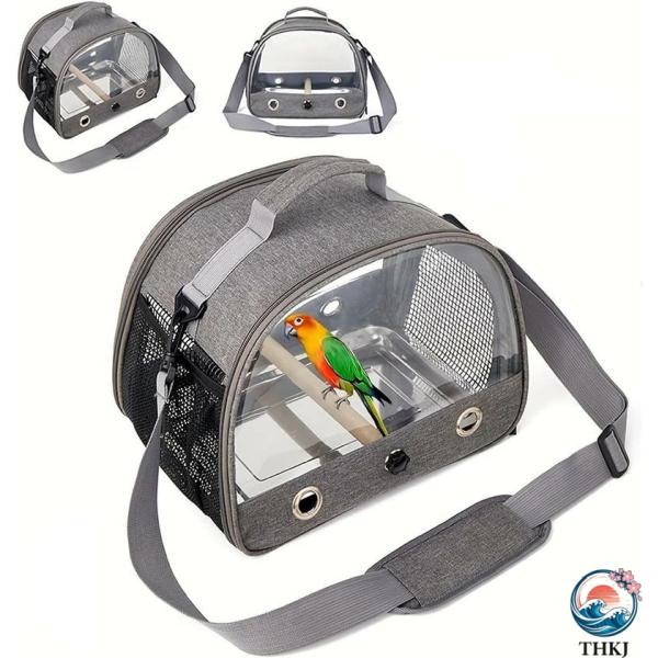 【仕様-鳥のバックパック】サイズ：33*24*26cm 材質：カチオンオックスフォード布 重量：680g; バードキャリア トラベルケースのサイズは、ほとんどのペットの鳥に適しています。 オカメインコ、コニュア、クエーカー、カシク、ミニコン...