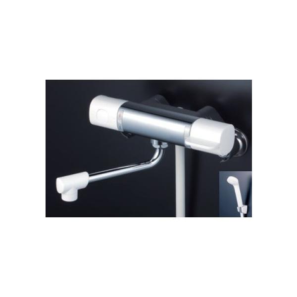 KVK サーモスタット式シャワー 240mmパイプ付 KF800R2 (水栓金具 KVK サーモスタット式シャワー 240mmパイプ付 KF800R2 (水栓金具