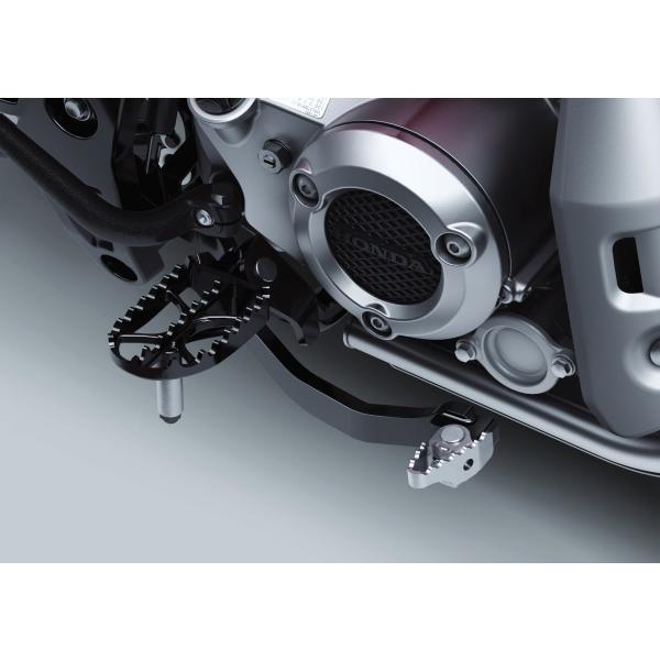 CT125 ハンターカブ フォールディングブレーキペダル08U73-K2E-J10新品ホンダ純正品●踏面を可倒式とし、転倒等のアクシデントでのペダル破損を軽減するブレーキペダルです。●アーム部を黒色メッキとし、STDとの差別化を図ると共に、...