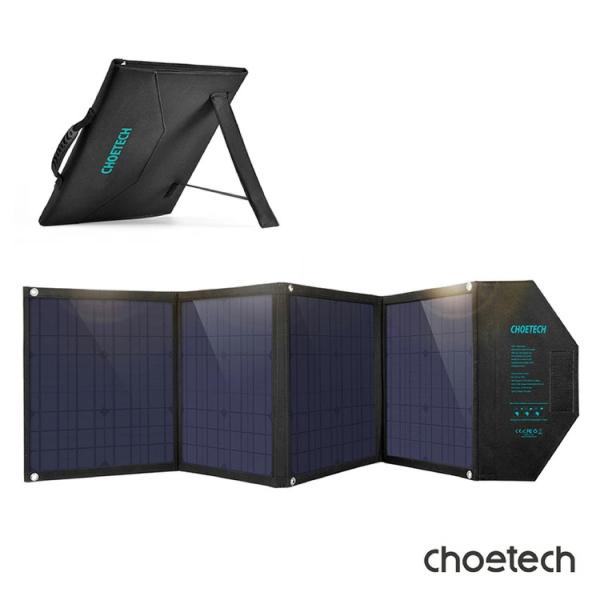 【使用少】CHOETECH 80Wソーラーパネルチャージャー SC007 knicomcorp_choetech-sc007