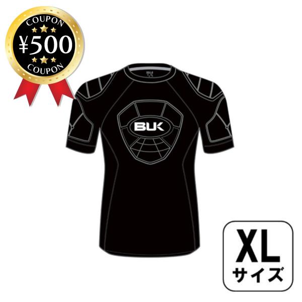 衝撃吸収力の高い素材を採用したショルダーガード（パッド）です。パッド数は前面腹部x1、肩x2、腕x2、背面x1です。World Rugby （旧IRB）認定証付です。「表示サイズ、胸囲（メーカー提示）、身幅、着丈、購入目安」の順で表示してい...