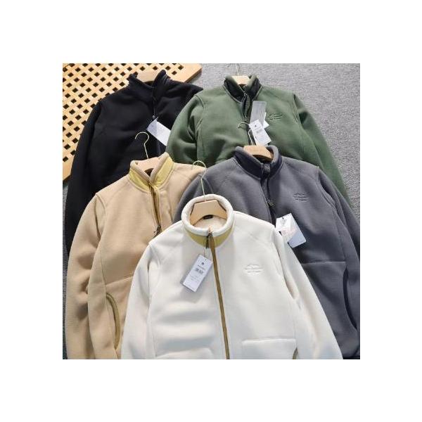 フリースジャケット メンズ 裏ボア フード付き ジャケット 裏ボアパーカー あたたか 防寒 秋服 秋物