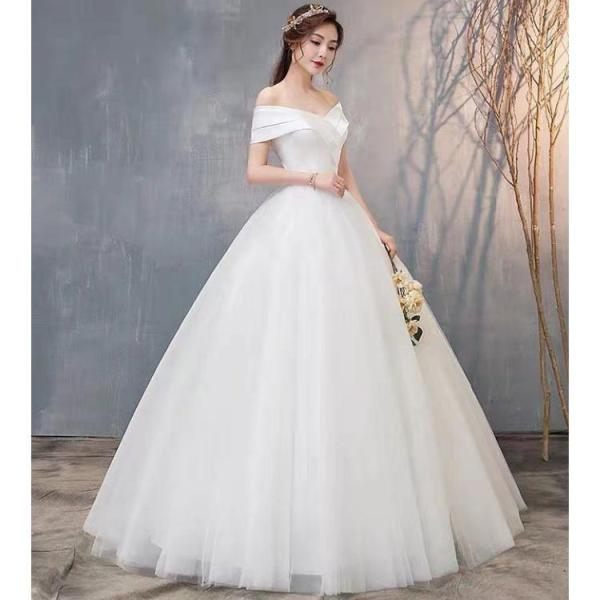 ウエディングドレス花嫁　結婚式 披露宴 二次会 パーティードレス　ウェディングドレス 二次会 ドレス花嫁 　姫系トレス