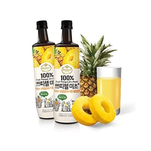 美酢(ミチョ) パイナップル 大容量 900ml｜ 保存料・甘味料無添加 飲む