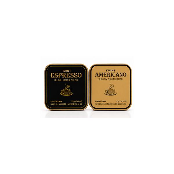 CU �G�X�v���b�\+�A�����J�m �L�V���g�[�� �R�[�q�[�L�����f�B 32g 2�� I'mint Espresso Xylitol Coffee Candy [���s�A���i] ���i�摜1