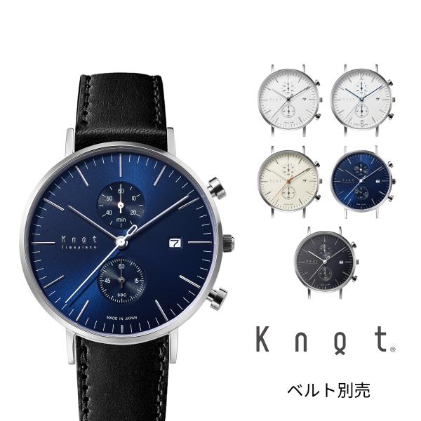 Knot 腕時計 クロノグラフ 時計本体のみ 日本製 39mm クォーツ式