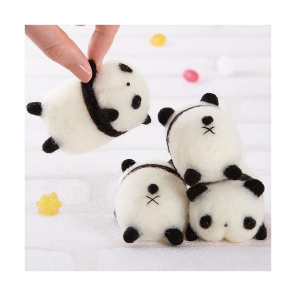 ●キット内容 : アクレーヌ・厚紙・目・鼻・レシピ●完成サイズ ： 高さ約4cm※ニードルの刺し具合によって大きさは変わります。●用意するもの： フェルティング用ニードル極細（H441-023）、フェルティング用マット（H441-015）、...