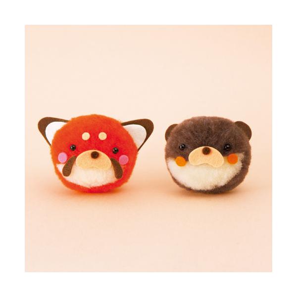 ●キット内容：アクレーヌ・目・結び糸・フェルトパーツ・レシピ※くるくるボンボンミニは付属しません。●使用用具（別売り）：くるくるボンボンミニセット（5.5cmを使用）(H204-570)ハサミ・目打ち・手芸用ボンド●サイズ：共通/高さ約5c...