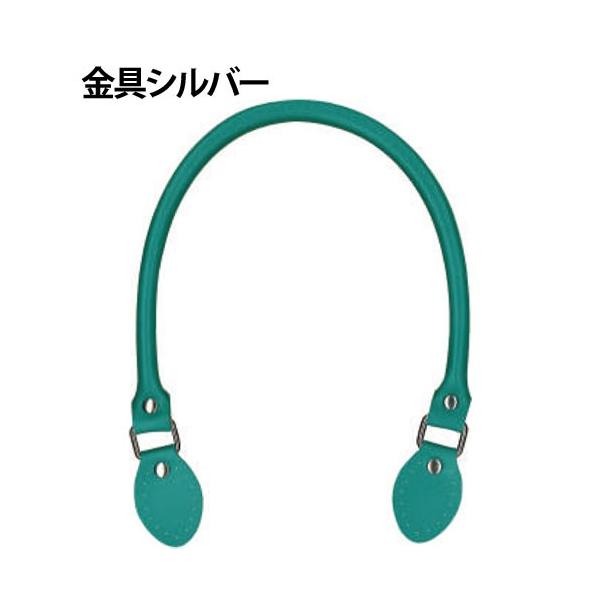 イナズマ　合成皮革持ち手　手さげタイプ(金具シルバー)　YAK-480