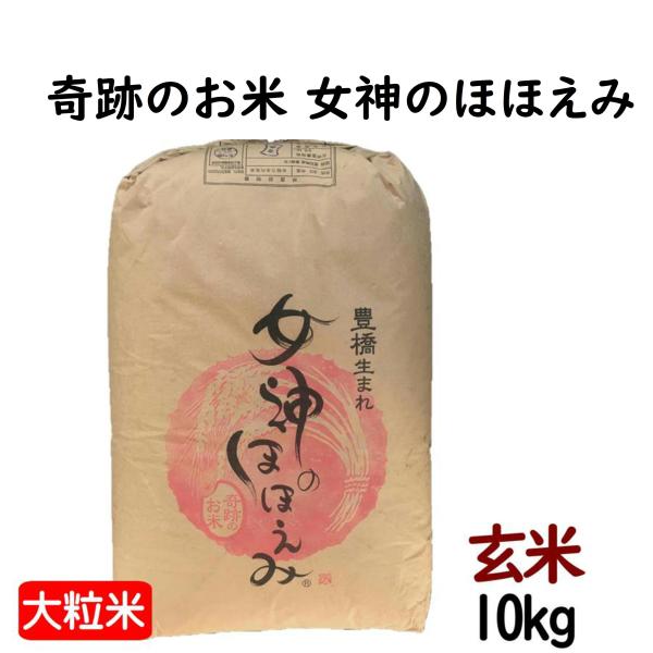 「玄米 女神のほほえみ 10kg」 令和7年産 精米・分搗き無料 優秀金賞受賞