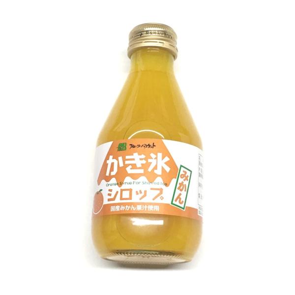 無添加 かき氷シロップ みかん180ｍl Ksm6 氷販売店 通販 Yahoo ショッピング