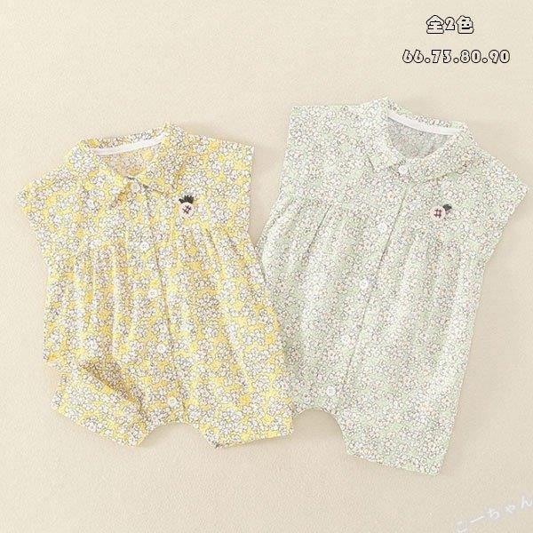 ベビー服 ロンパース 花柄 半袖 ラペル 夏着 女の子 新生児 赤ちゃん ボディスーツ 可愛い ベビー用品 出産祝い お出かけ キッズ スウィート 保育園 66 73 80 90 Ko Yef1112 こーちゃん 通販 Yahoo ショッピング